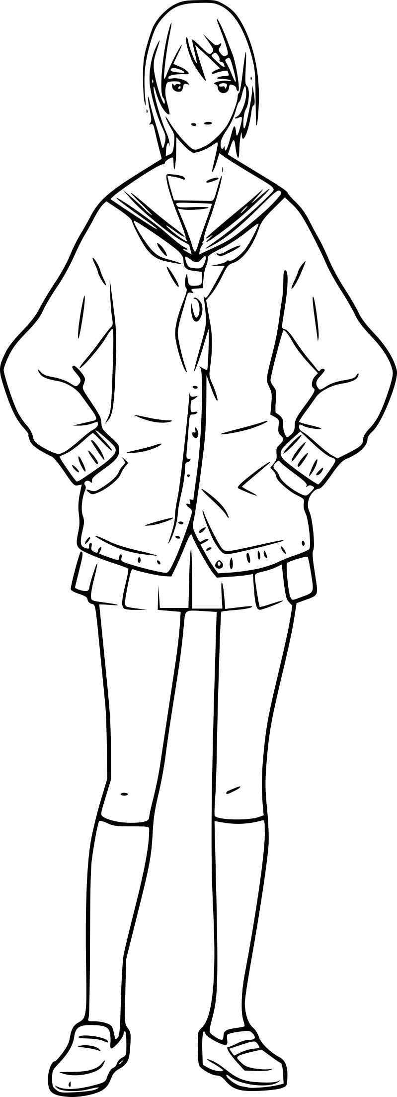 Riko Aida Kurokos Basket coloring page