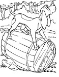 Rox And Rouky 2 coloring page