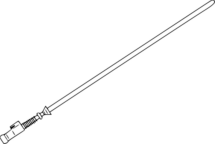 Star Wars Lightsaber coloring page