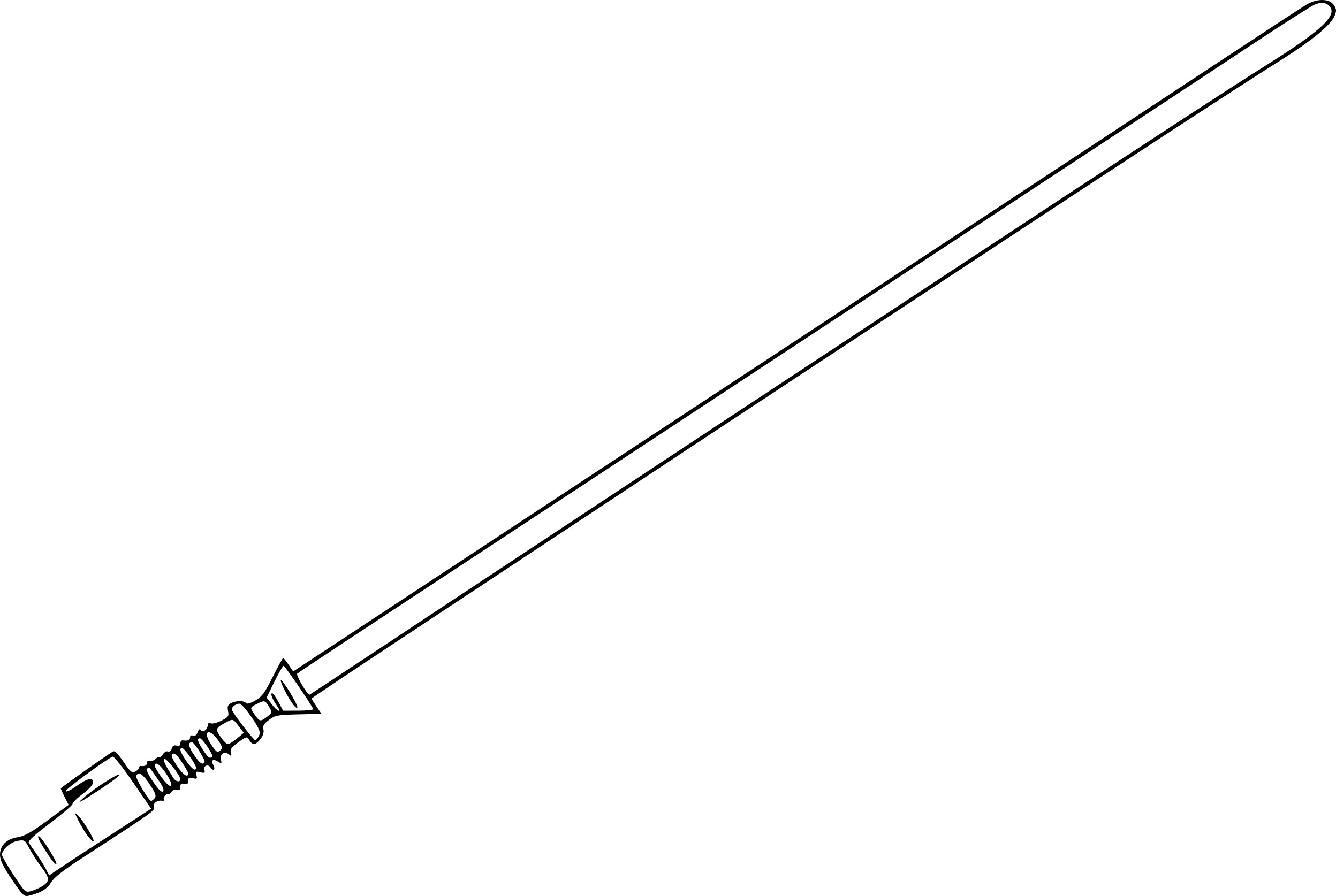 Star Wars Lightsaber coloring page