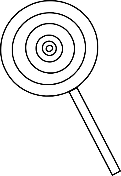 Lollipop coloring page