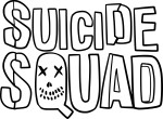 Disegno di Suicide Squad da colorare