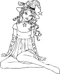 An Elf coloring page