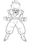 Vegeto Dragon Ball Z coloring page