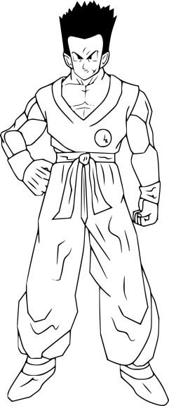 Disegno di Yamcha da colorare