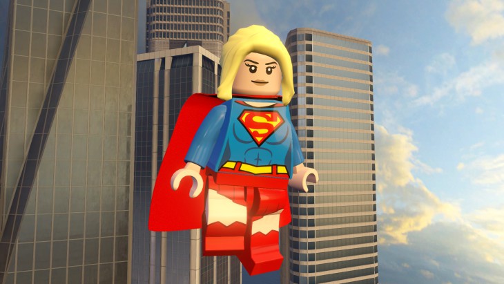 Disegno di Lego Supergirl da colorare