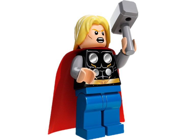 Disegno di Lego Thor da colorare