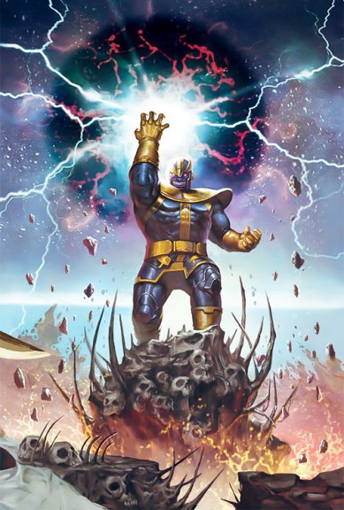 Disegno di Thanos da colorare