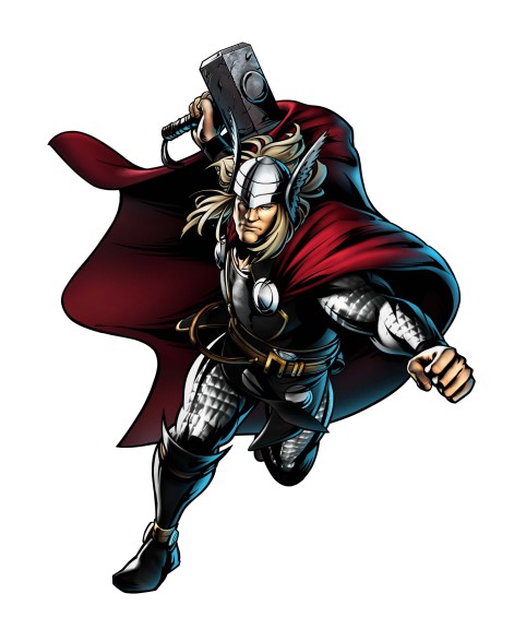 Disegno di Thor libero da colorare