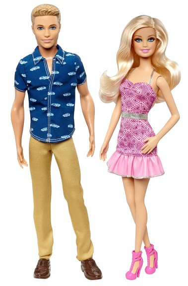 Disegno di Disegno di Barbie e Ken e da colorare