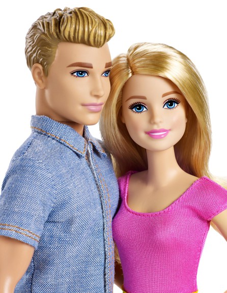 Disegno di Barbie e Ken da colorare