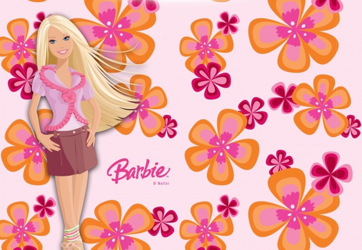 Barbie fleurs