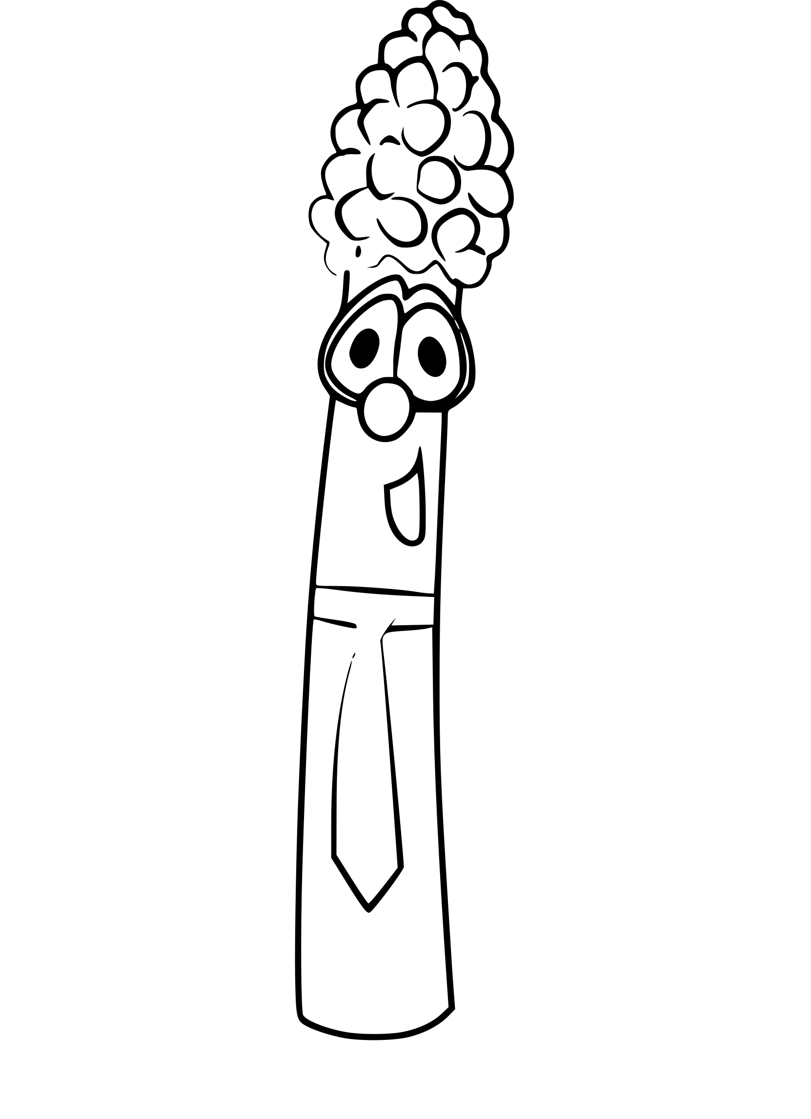 Asparagus Vegetables coloring page