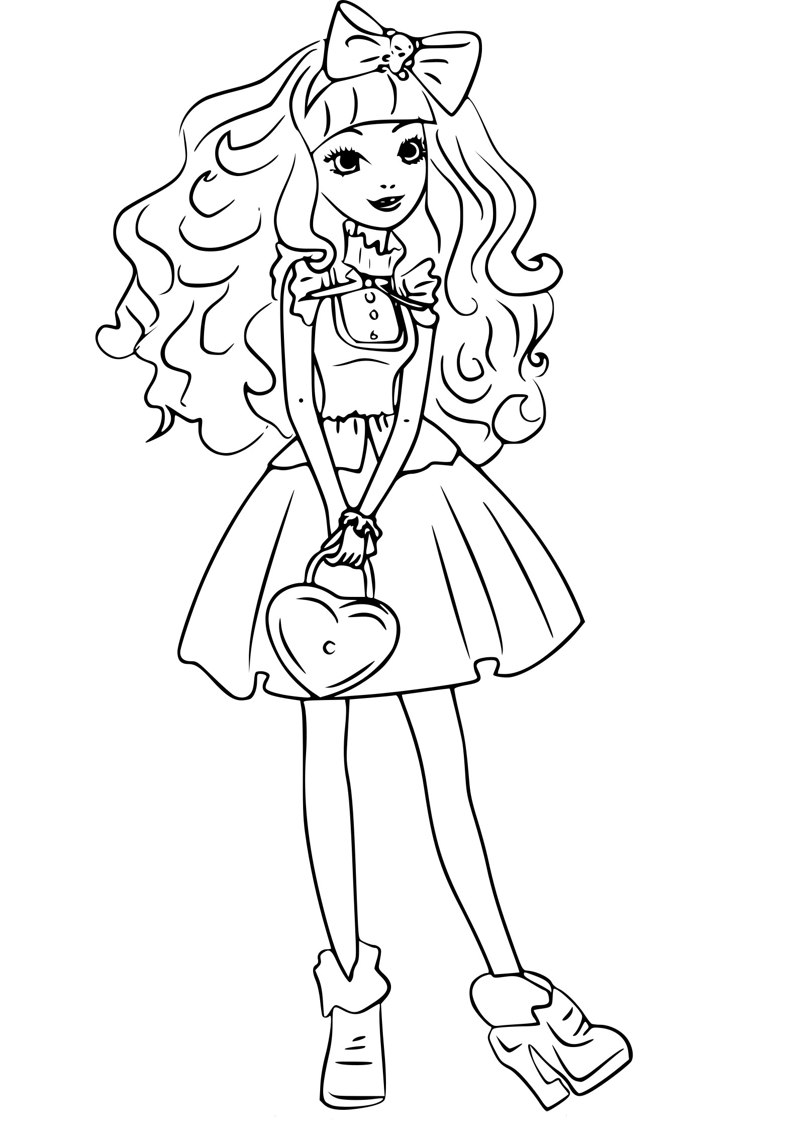 Blondie Lockes Ever After High coloring page