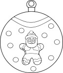 Santa Claus Ball coloring page