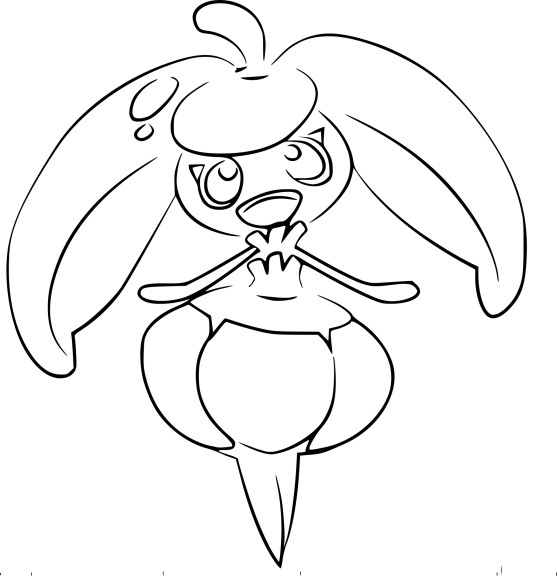 Steenee Pokemon coloring page