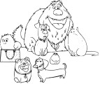 Like Beasts coloring page