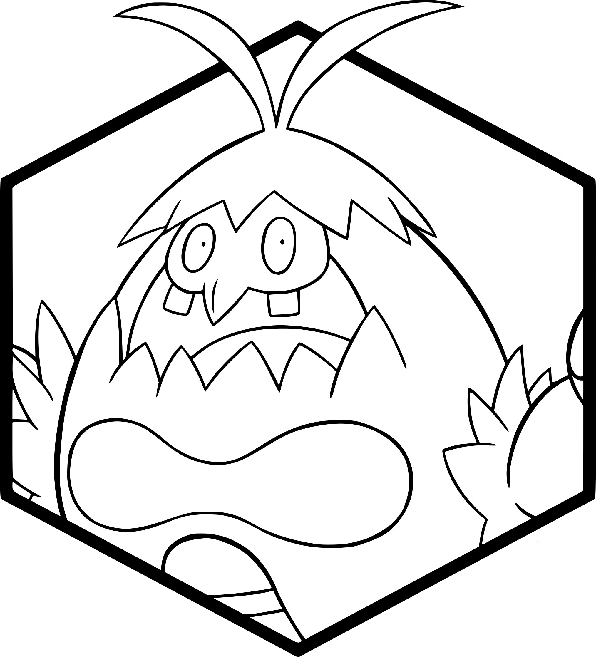 Crabominable Pokemon coloring page