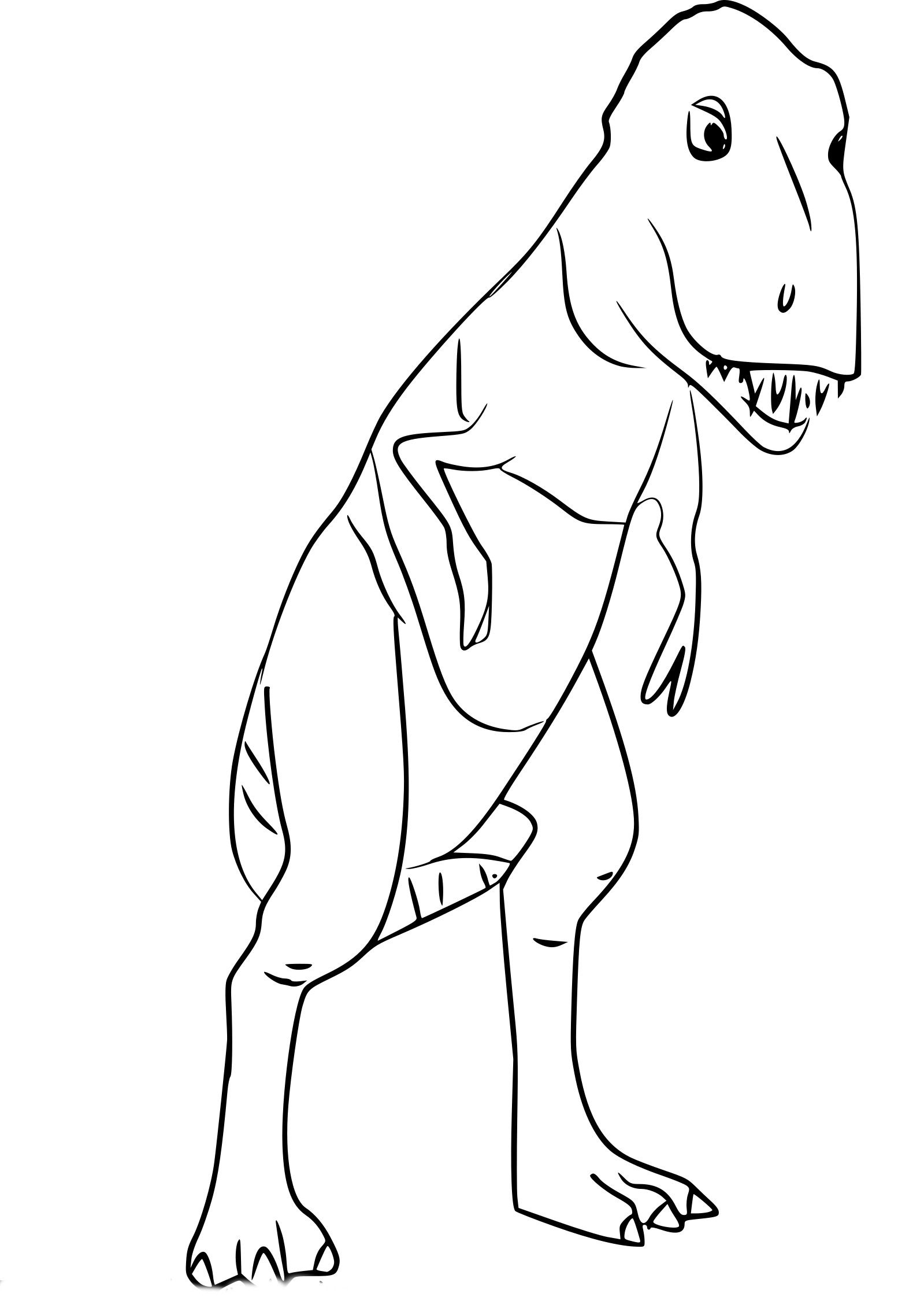 Daspletosaurus The Dino Train coloring page