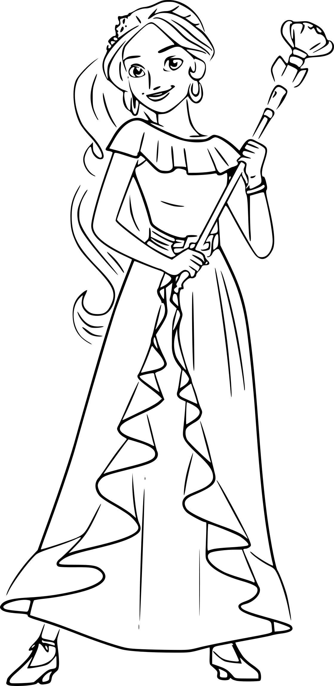 Elena Of Avalor coloring page