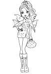 Faybelle Thorn Ever After High coloring page