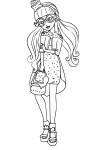 Ginger Breadhouse Ever After High coloring page