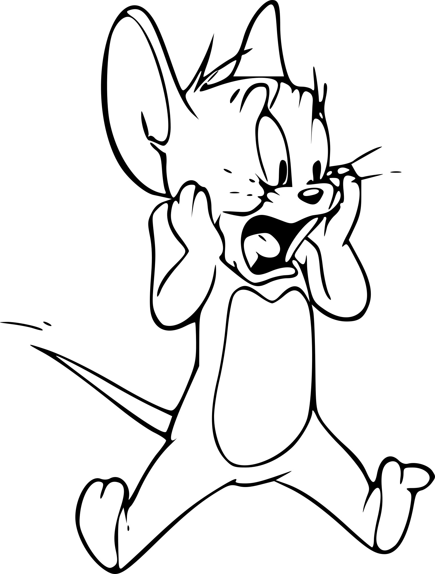 Disegno di Jerry di Tom e Jerry da colorare