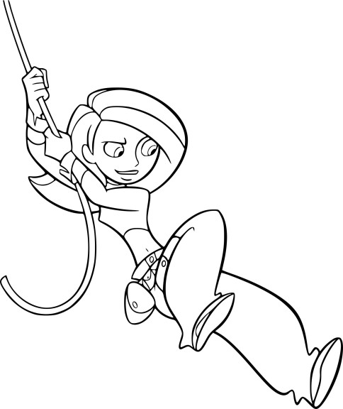 Coloriage Kim Possible