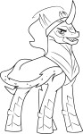 Disegno di Re Sombra My Little Pony da colorare
