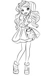 Kitty Cheshire Ever After High coloring page
