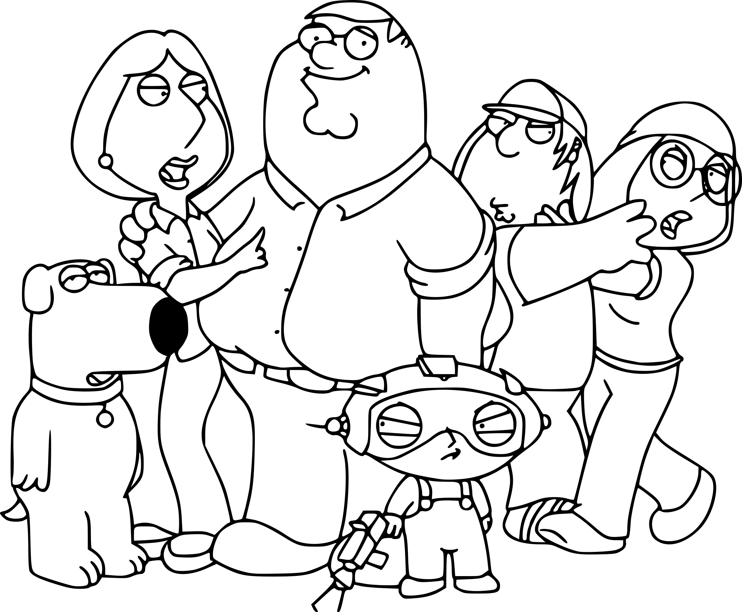 The Griffins coloring page