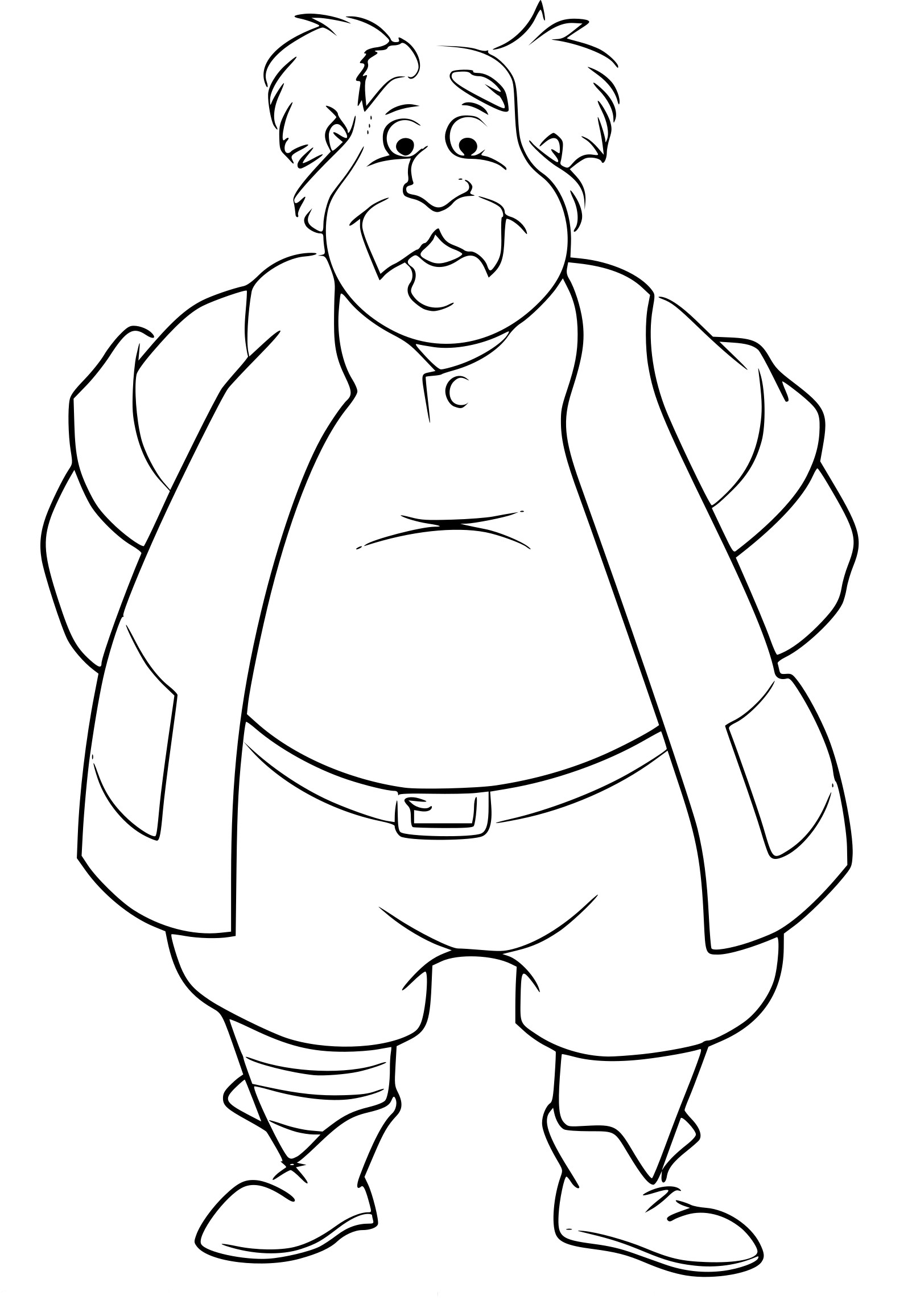 Maurice Belles Father coloring page