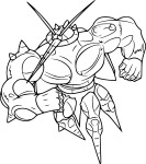 Pokemon Buzzwole coloring page