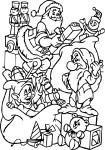 Christmas Disney coloring page
