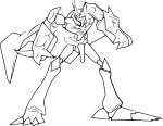 Coloriage Omnimon Digimon