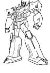 Optimus Prime coloring page