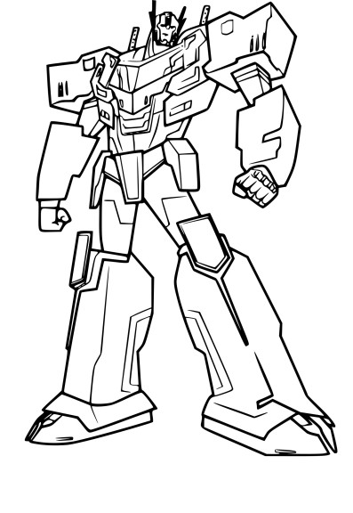 Coloriage Optimus Prime