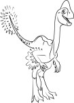 Disegno di Dinosauro Oviraptor da colorare