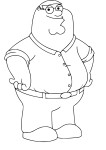 Coloriage Peter Griffin