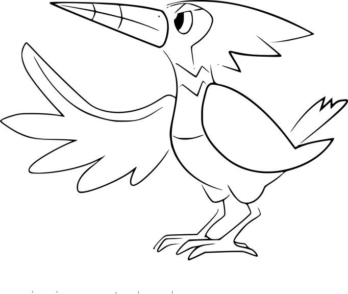 Disegno di Pokemon Trumbeak da colorare