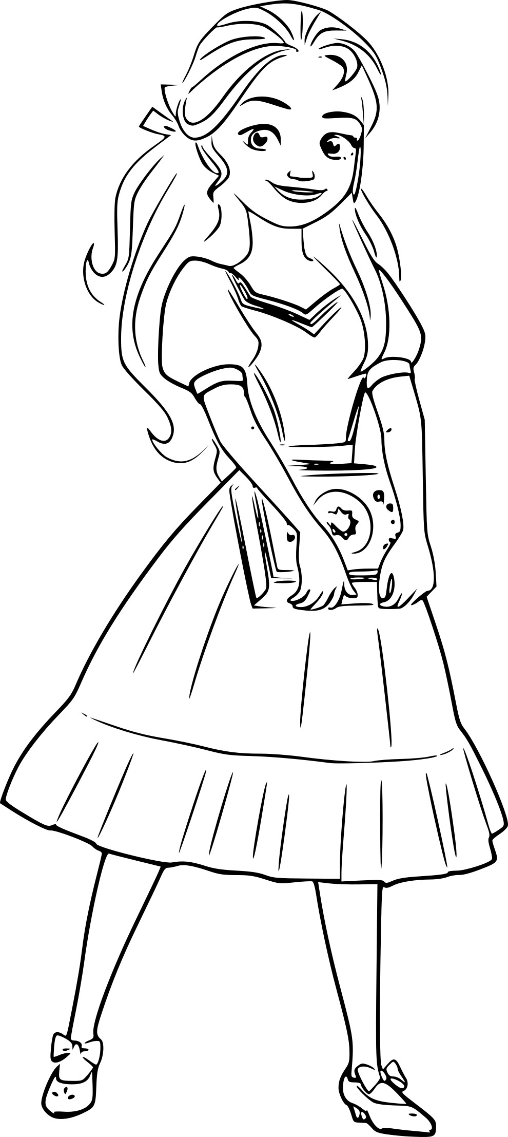 Coloriage princesse Isabel