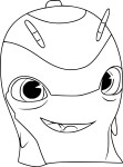 Slicksilver Slugterra coloring page