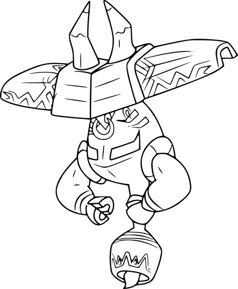 Tapu Bulu Pokemon coloring page