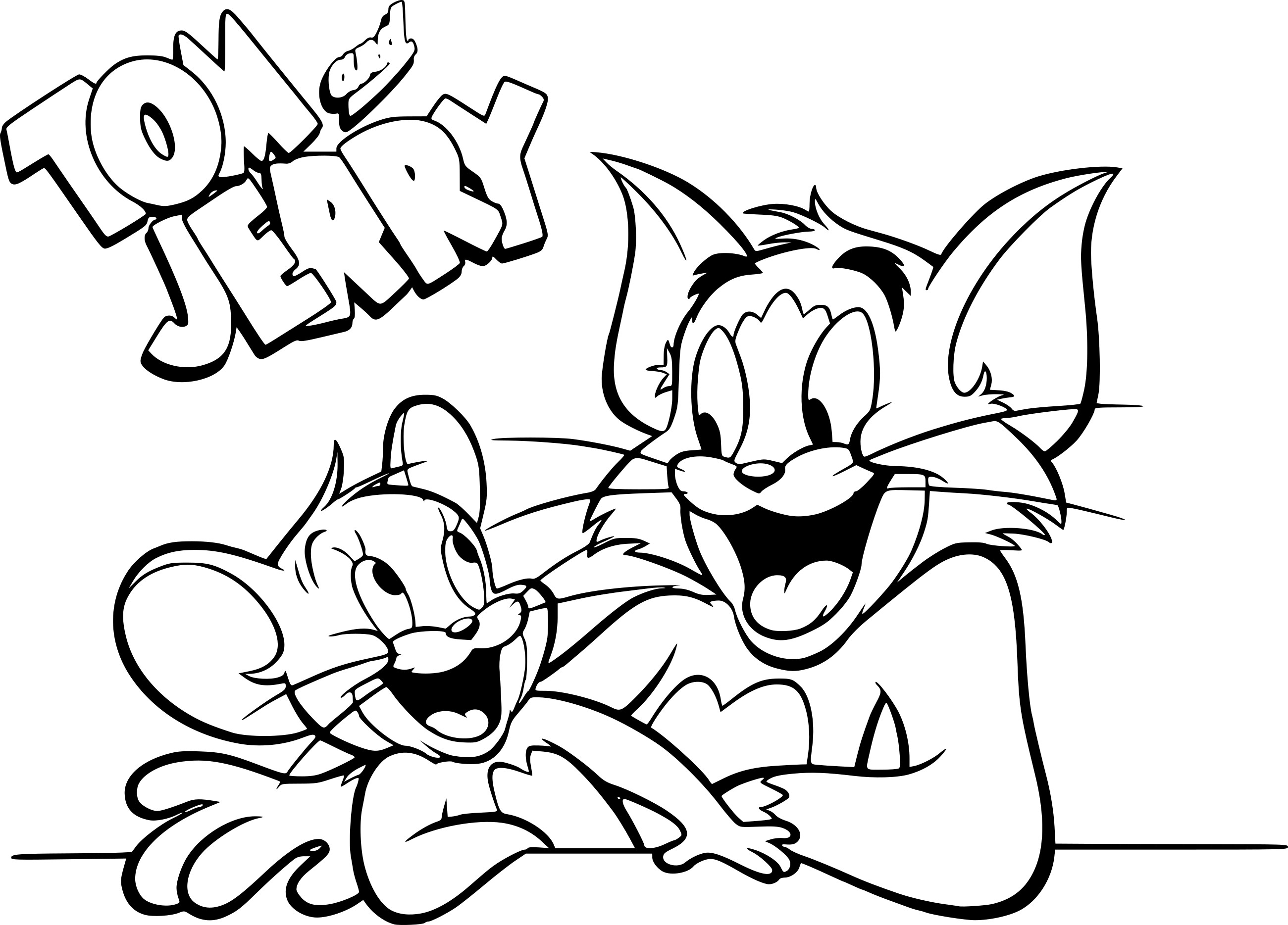 Coloriage Tom et Jerry