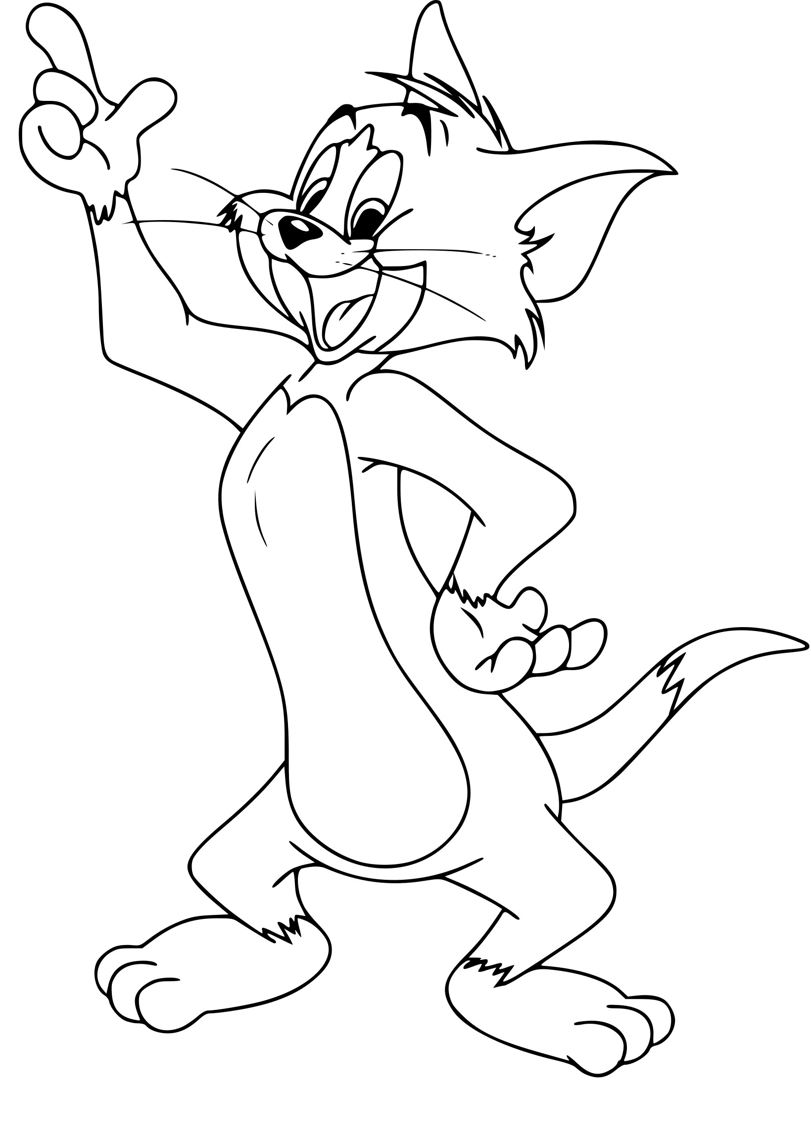 Tom The Cat coloring page