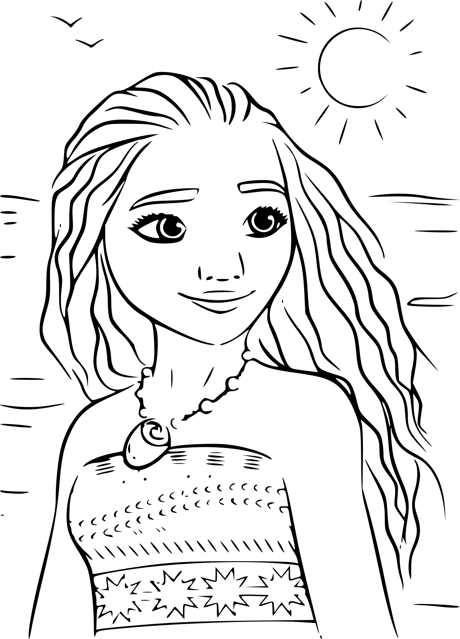 Vaiana The Legend Of The End Of The World coloring page