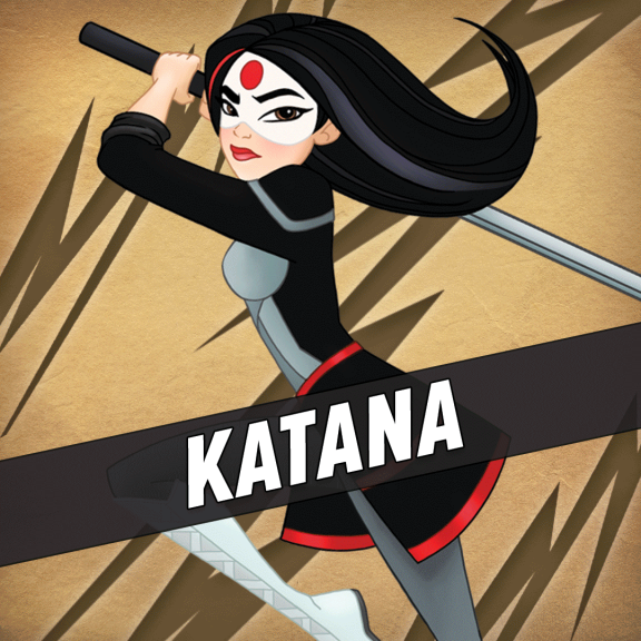 Disegno di Katana Supereroe da colorare