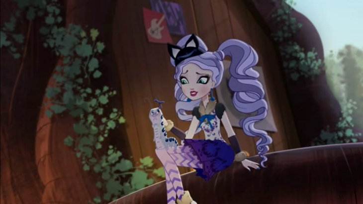 Disegno di Kitty Cheshire Ever After High da colorare