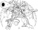 Megatron Free coloring page