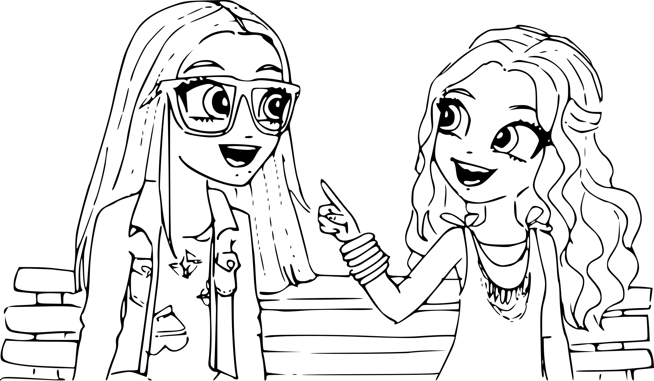 Soy Luna drawing and coloring page